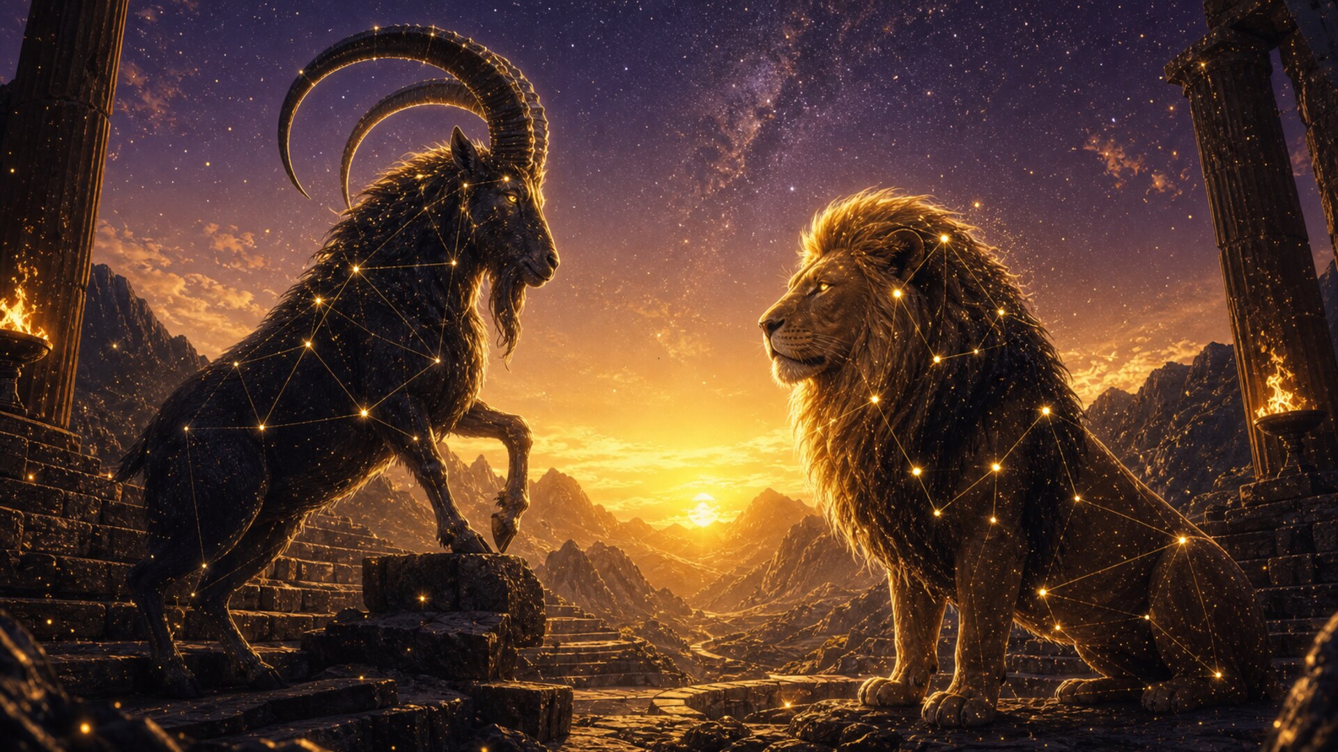 Compatibilidad de Capricornio con Leo: orgullo, admiración y poder compartido