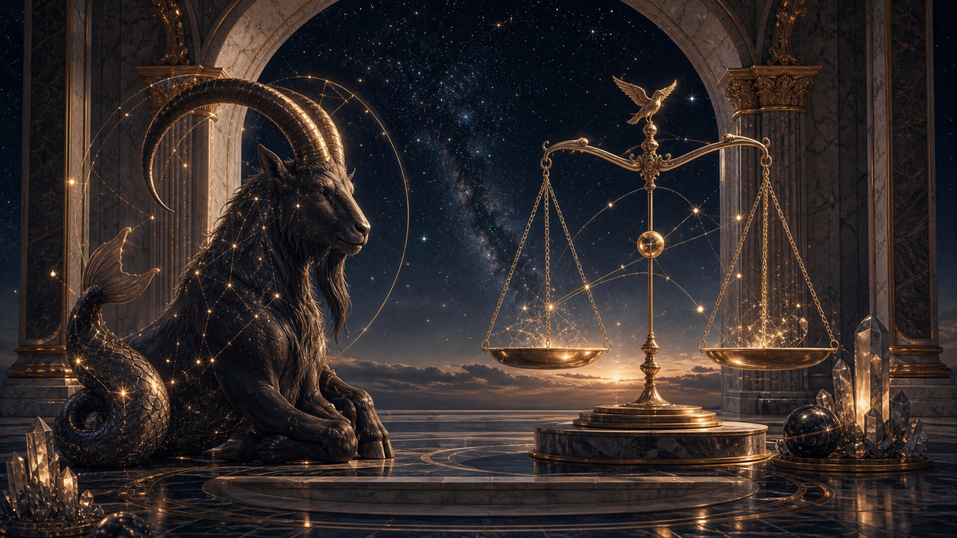Compatibilidad de Capricornio con Libra: compromiso, belleza y negociación