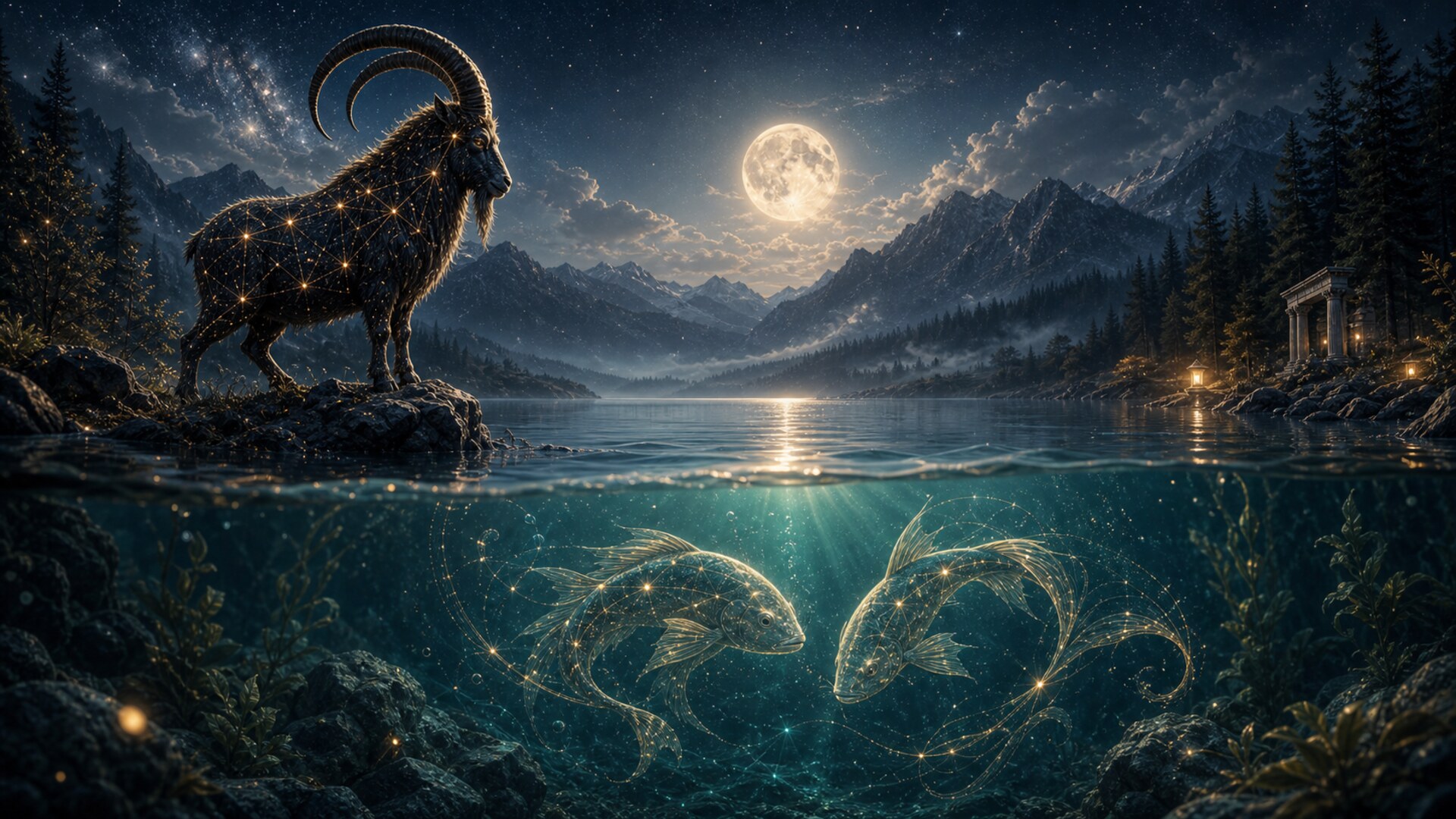 Compatibilidad de Capricornio con Piscis: sensibilidad, límites y cuidado mutuo