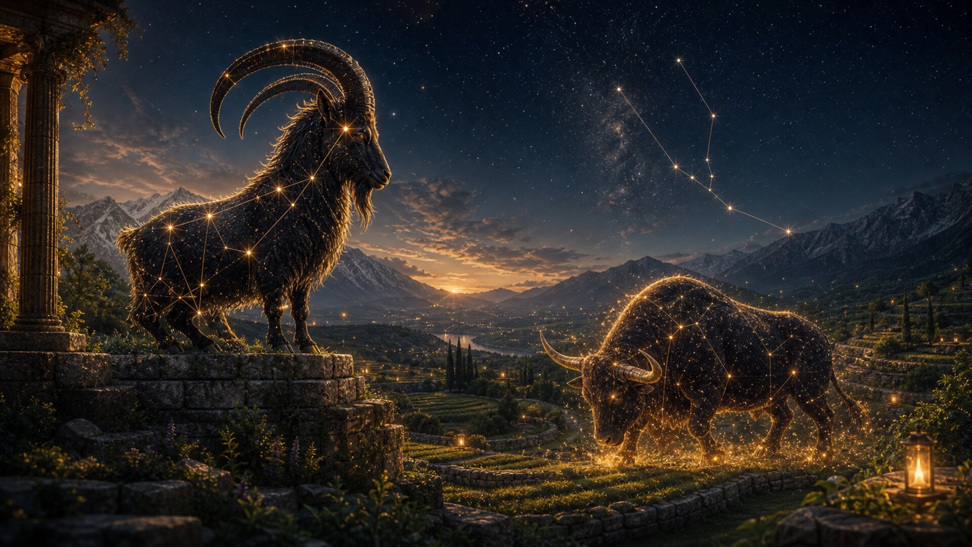 Compatibilidad de Capricornio con Tauro: tierra firme para construir futuro
